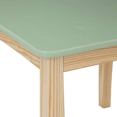 Atmosphera Kids Table à dessin / Table enfant classique - Vert