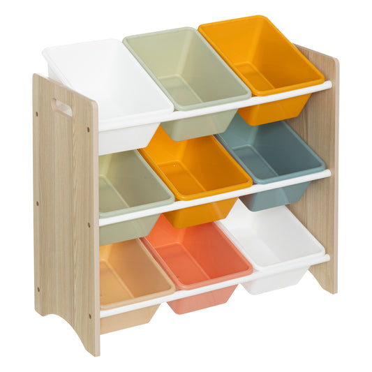 Atmosphera Kids Meuble de rangement avec 9 bacs - 60x30x66cm - Multi (PRÉCOMMANDE JUIN)