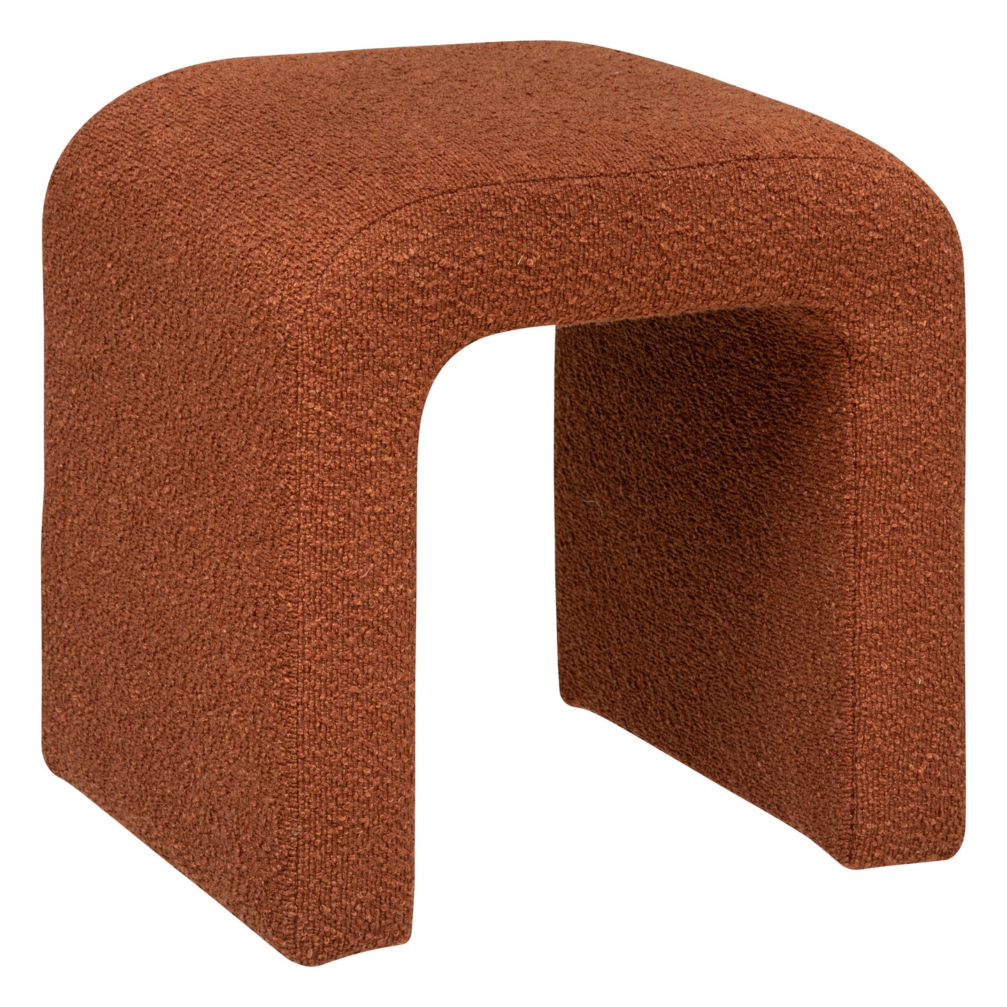 Atmosphera Sevi Pouf - Bouclé - Amber