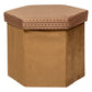 Atmosphera Pouf - Foldable - Brown Caramel - 40x46cm