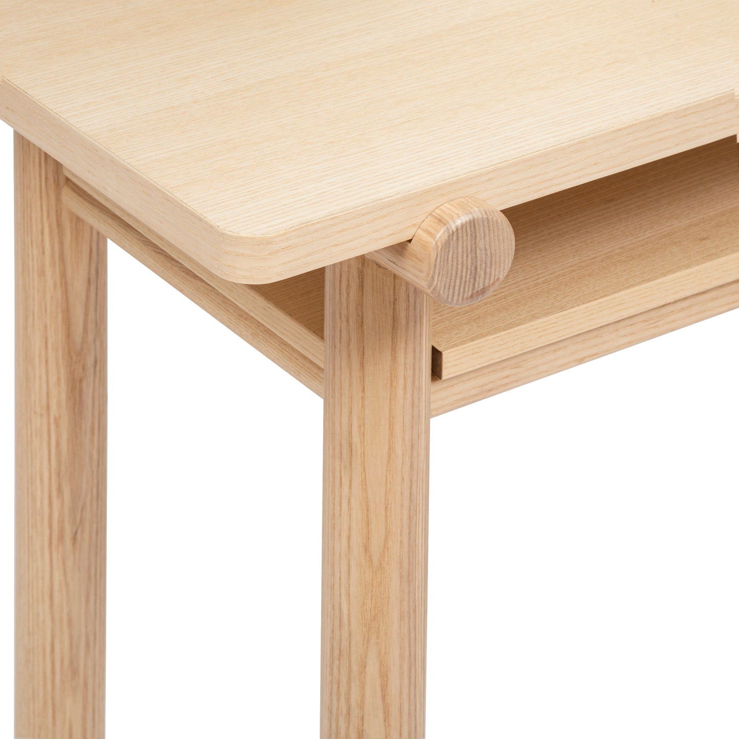 Atmosphera Arden Kaptafel met spiegel - Natuurlijk hout