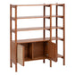 BEAU Chester acacia 2D-7V bookshelf - L124xD40xH150cm - Brown