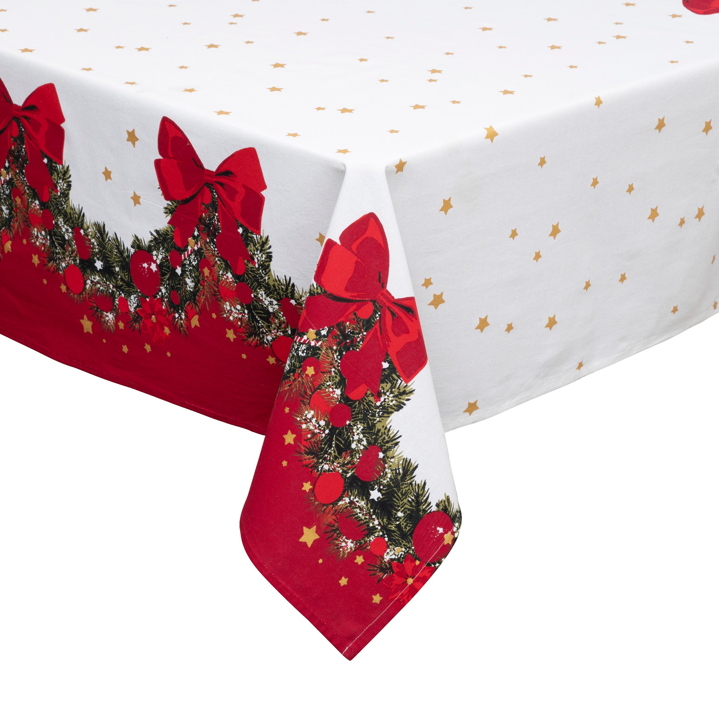Nappe 140x360cm - Noël - nappe de Noël - rouge