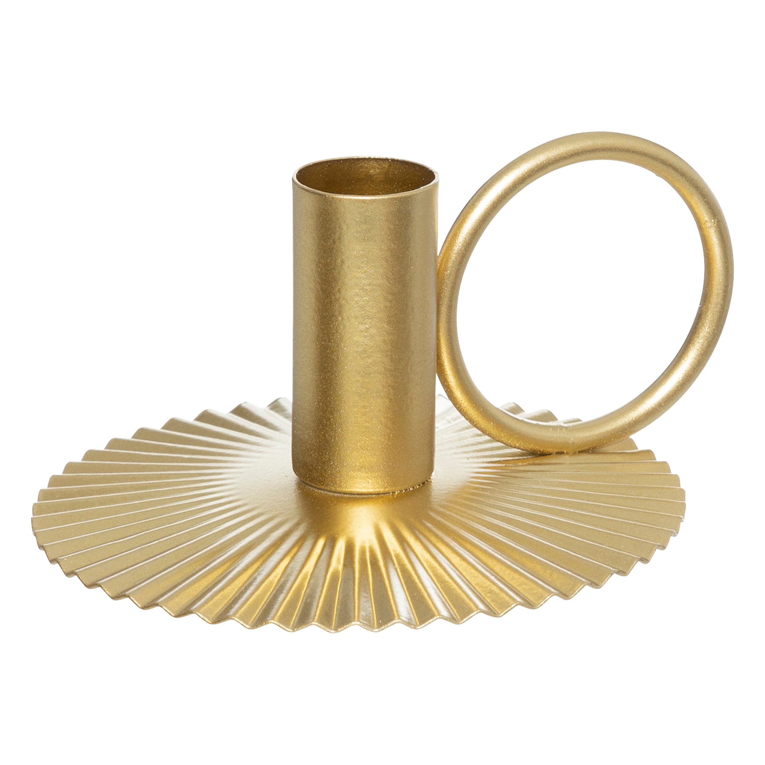 Fééric Lights and Christmas Christmas decoration Kandelaar - Ø11xH6cm - Gold