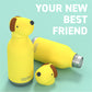 Asobu Thermo Drinkfles Besties Dog - 460ml - Geel