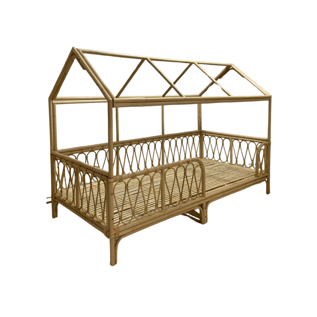Sam W Rattan Rattan toddler bed Sam | Free Shipping | Rattan for kids