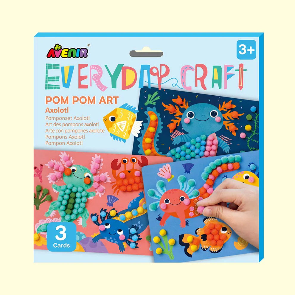 Avenir Craft Pomponkunst - Geschikt vanaf 3 jaar - Axolotl