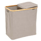 5Five Tidybox Opvouwbare Wasmand 80L - 53x33x54cm - Grijs