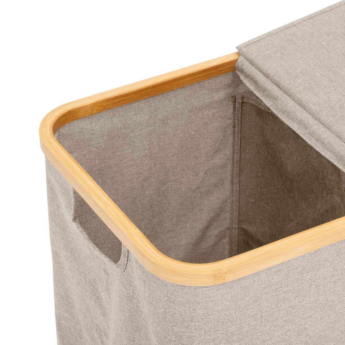 5Five Tidybox Opvouwbare Wasmand 80L - 53x33x54cm - Grijs