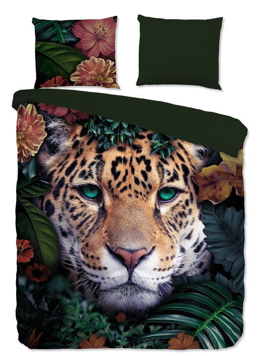 Pure Luxury Dekbedovertrek Wildlife Flowers - Microvezel - Multi