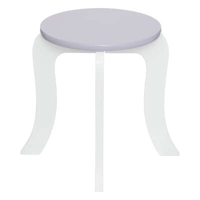 Atmosphera Kids Coiffeuse Sirène avec tabouret et miroir - Blanc/Violet