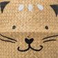 Atmosphera Kids Storage Basket Cat made of wicker Ø37x38cm - Beige