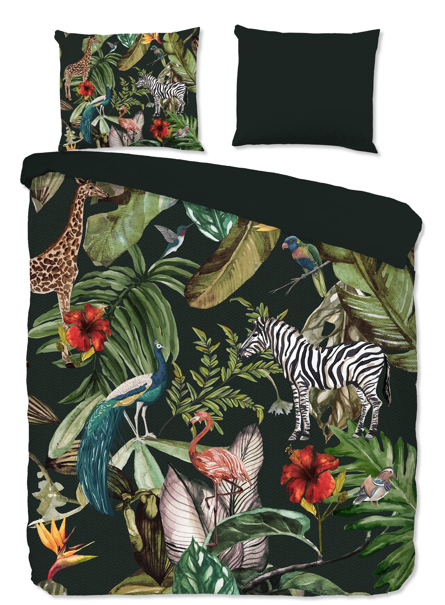 Pure Luxury Housse de couette Barend jungle - Microfibre - Multi