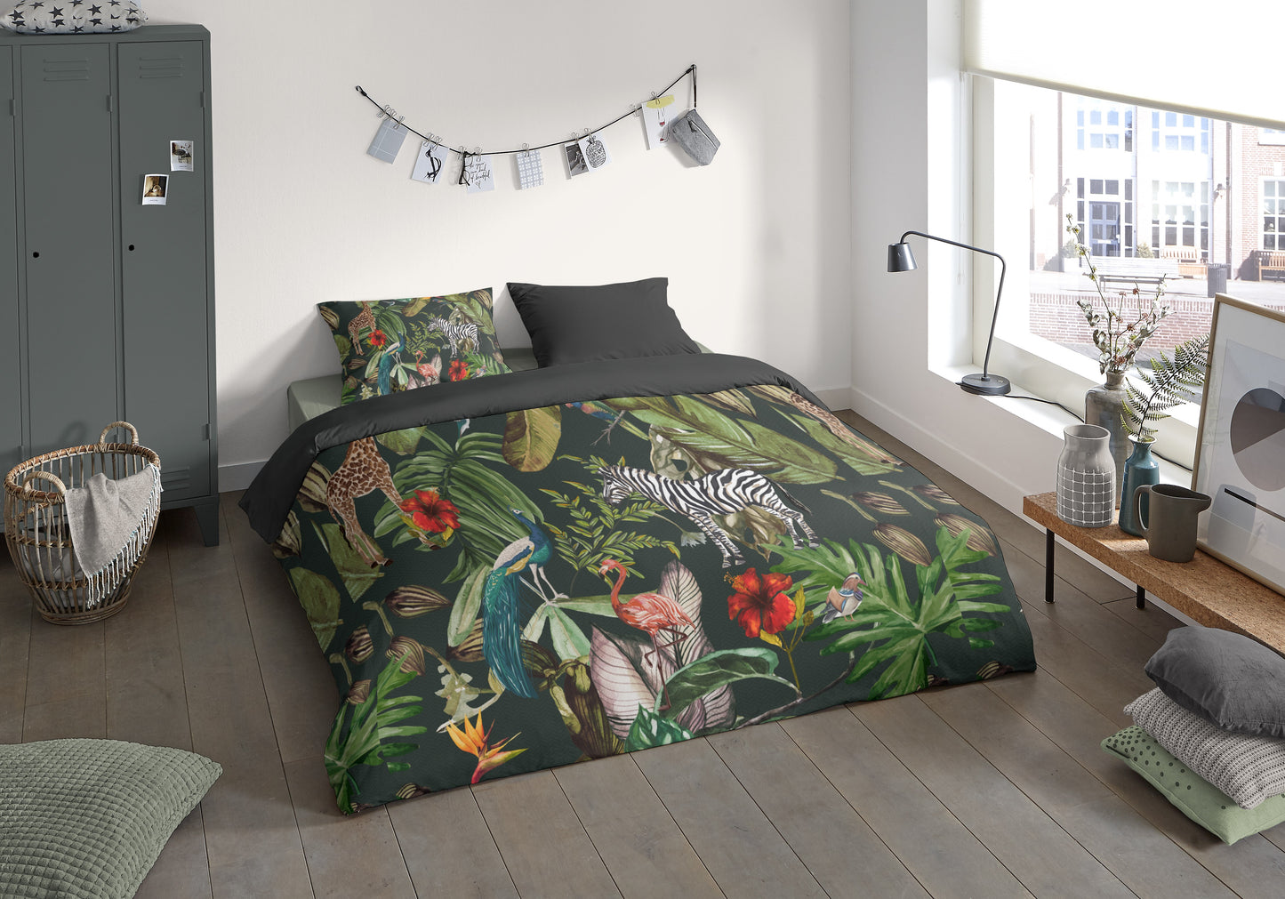 Pure Luxury Housse de couette Barend jungle - Microfibre - Multi