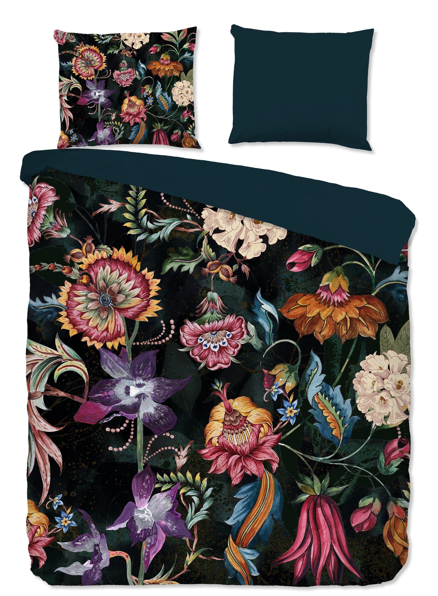 Pure Luxury Duvet cover Quashi Flowers - Microfibre - Multi