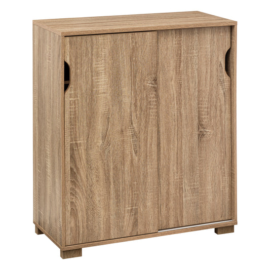 5Five Schoenenkast met schuifdeur - 16 paar - 75x36x92cm - Bruin