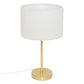 Atmosphera Tina Tafellamp - 28x28x49cm - Wit/Goud