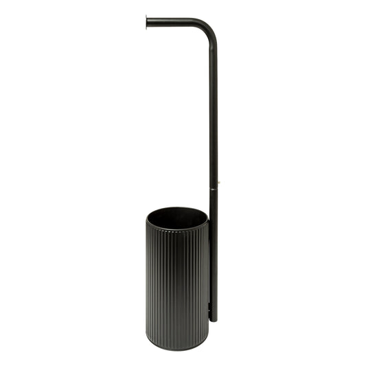 5Five Cocoon Flexible toilet holder + toilet brush - Black