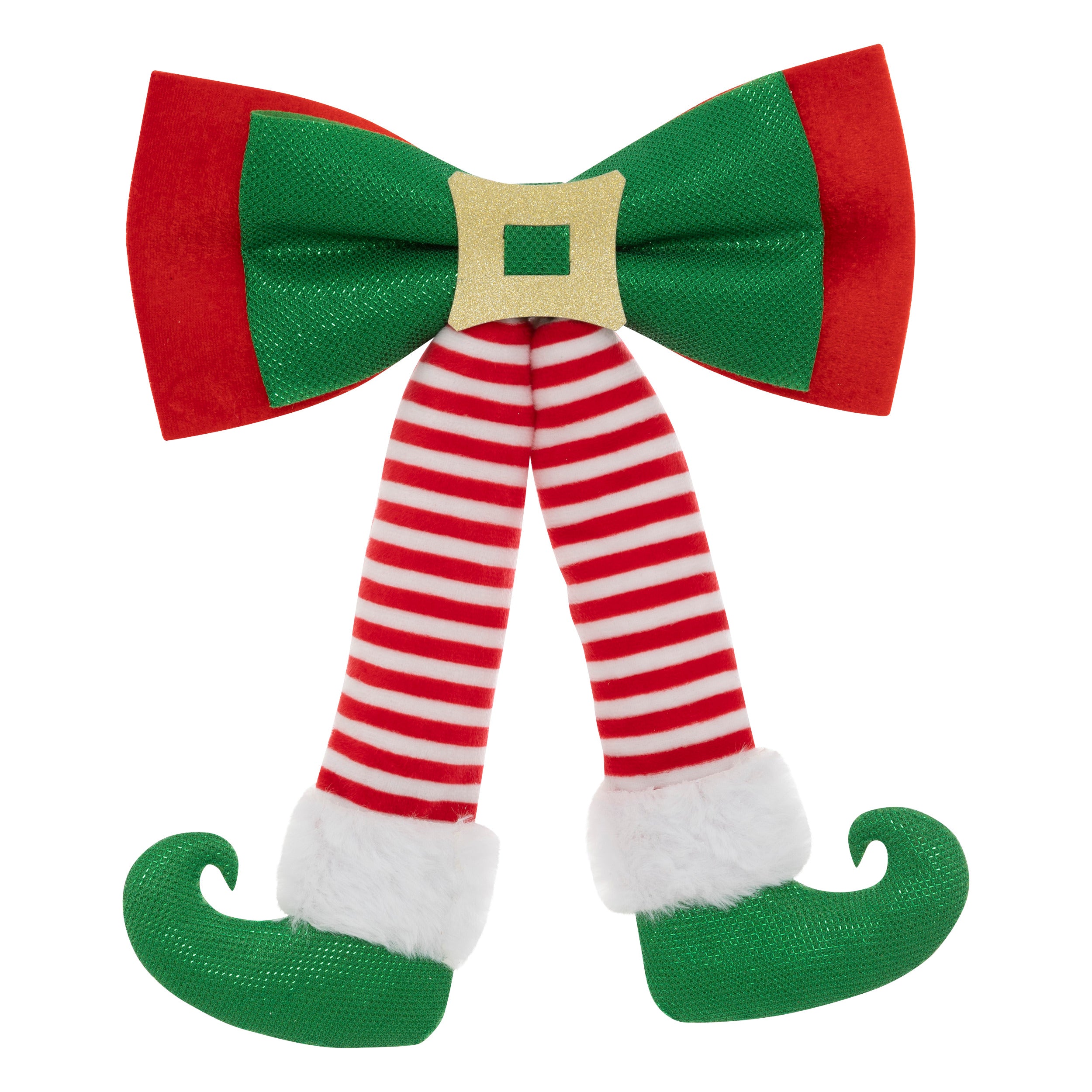 Fééric Lights and Christmas Christmas String - Set Of 2 - Striped Red With White - 40x60cm - For the Christmas Tree