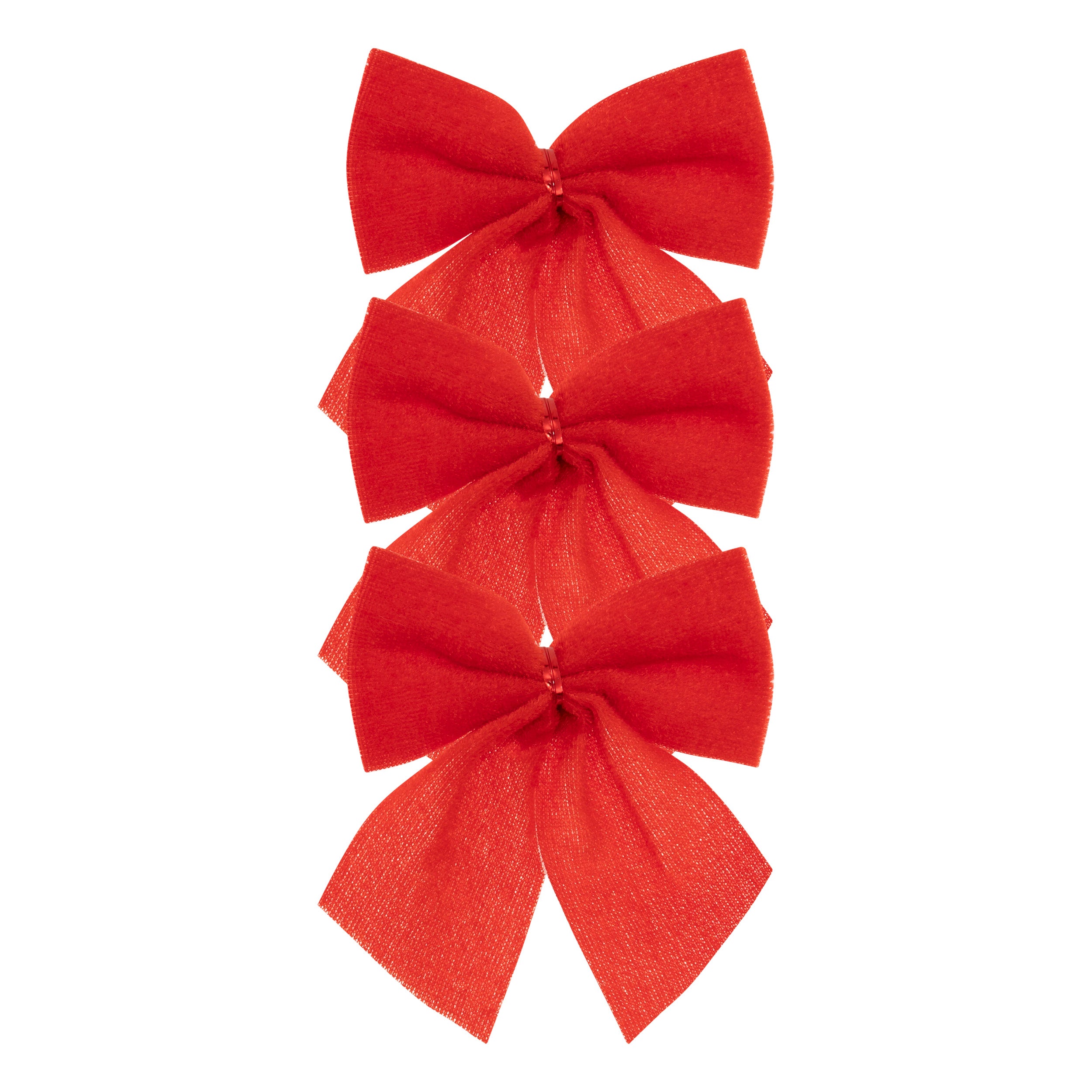 Fééric Lights and Christmas Christmas String - Set Of 2 - Striped Red With White - 40x60cm - For the Christmas Tree