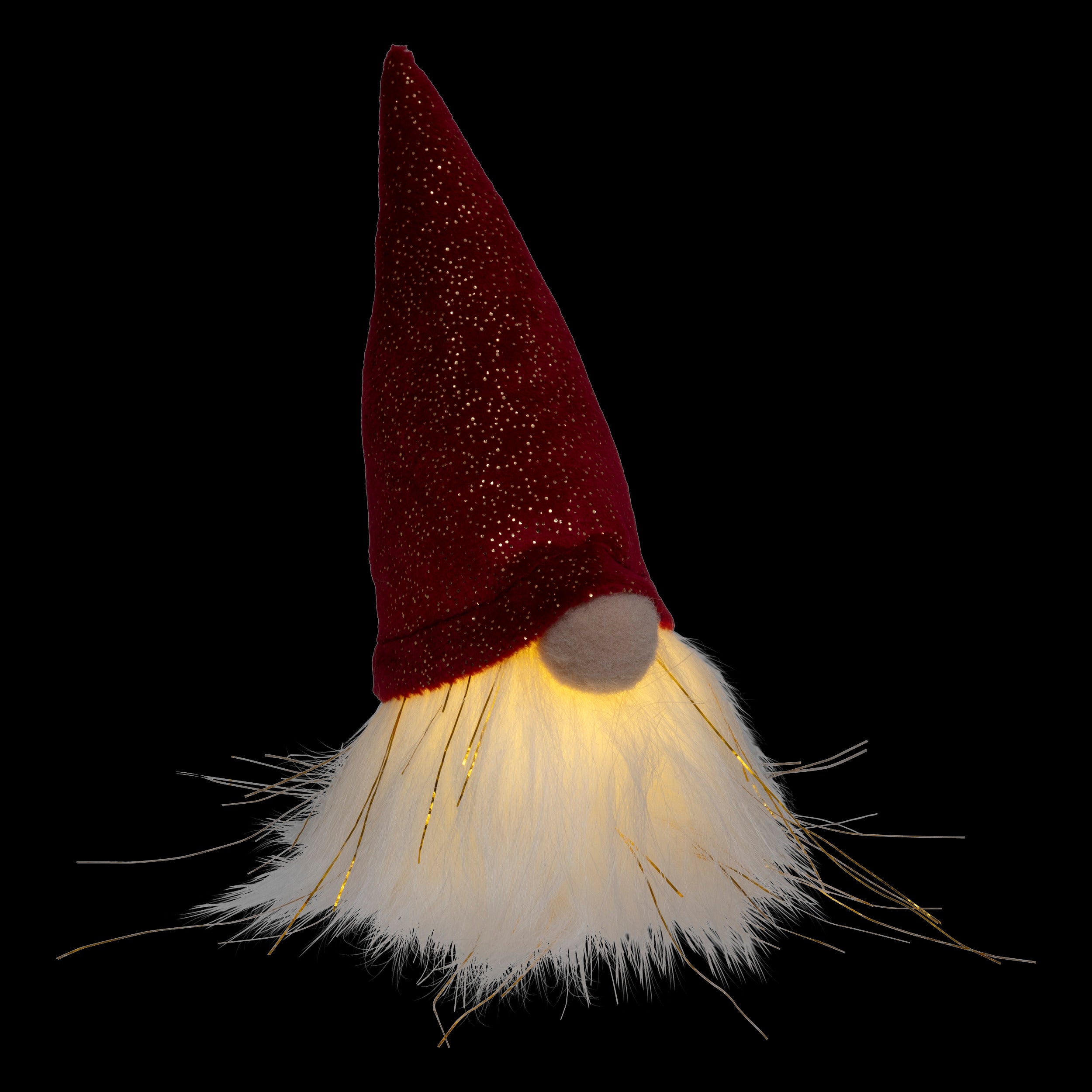 Fééric Lights and Christmas Kerst Verlichte Kabouter - Ø6cmxH13cm - Goud