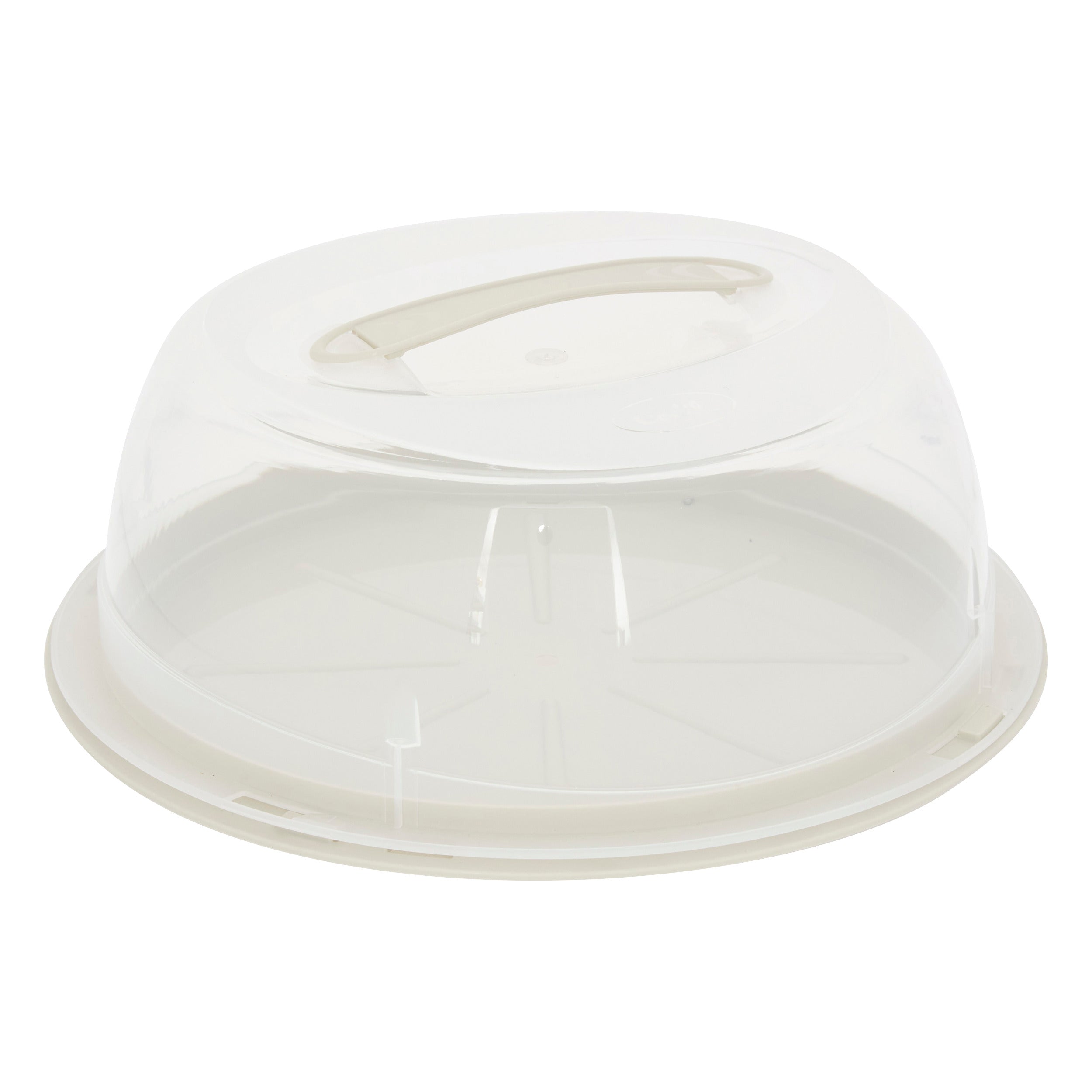 Atmosphera Ronde Gebakdoos/Taartdoos met basis - Ø36xH14cm - Beige