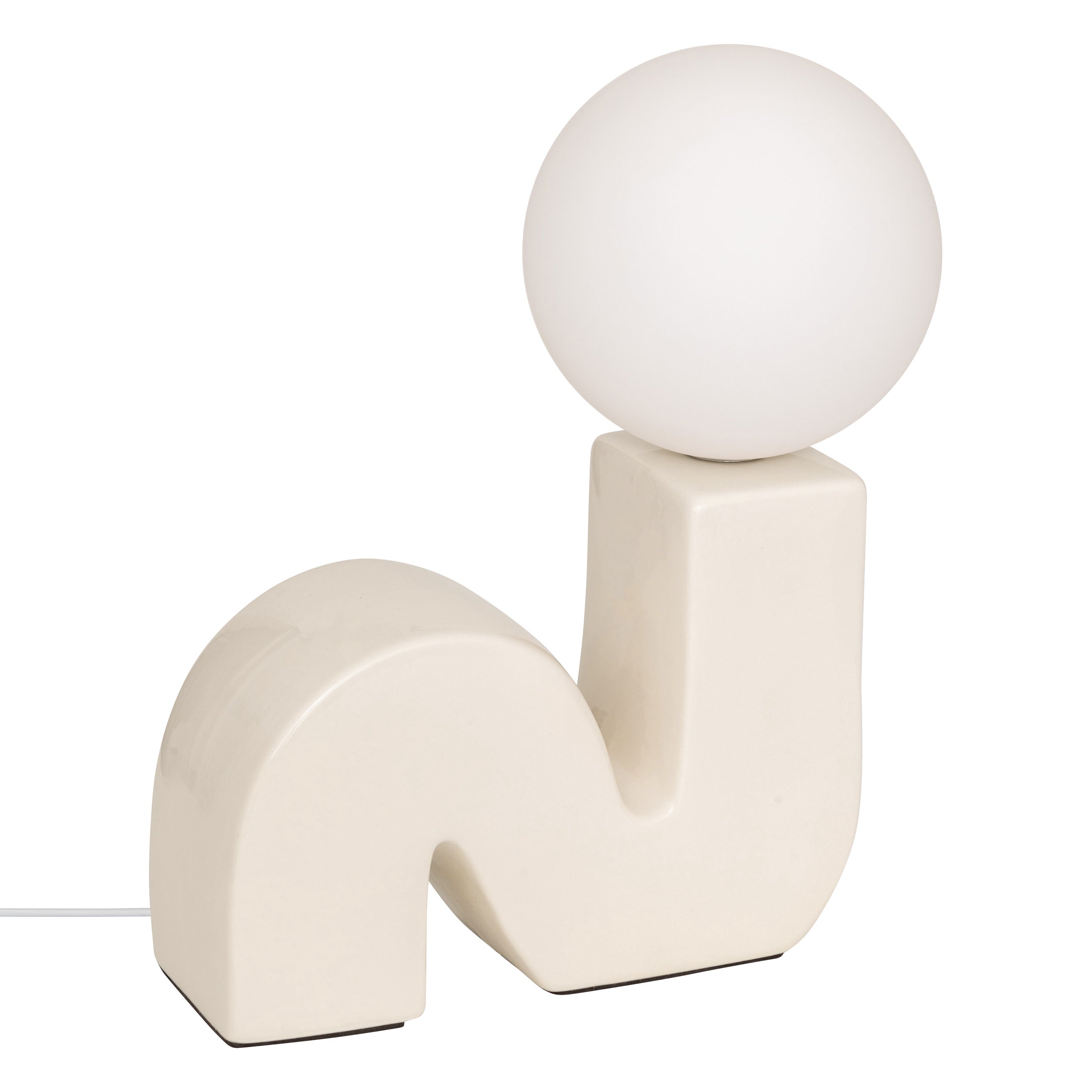 Atmosphera Sibil Tafellamp - 28x15x34cm - Beige