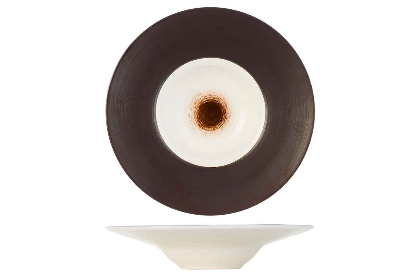 Assiette creuse Cosy &amp; Trendy Jacara - Ø15xH3cm - Marron