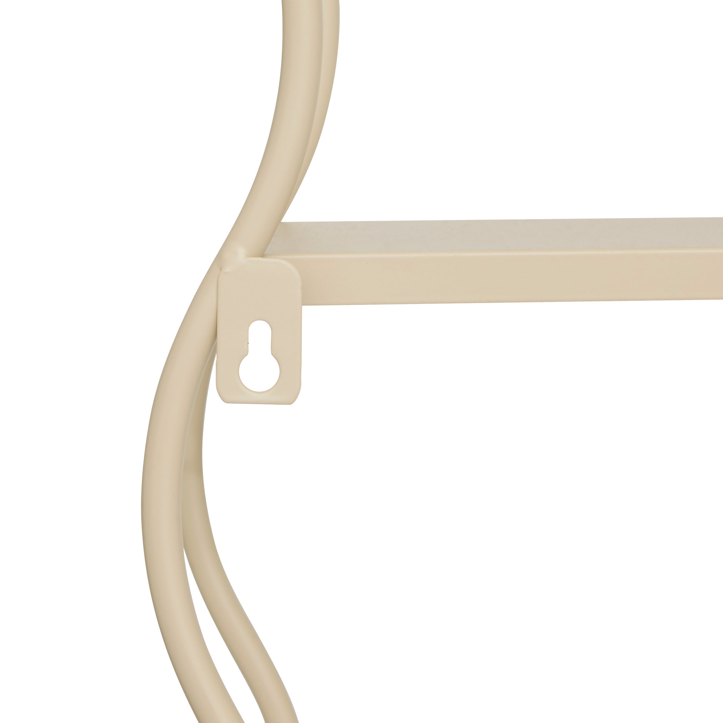 Atmosphera Judy Metalen Wandrek - 40x12xH58cm - Beige