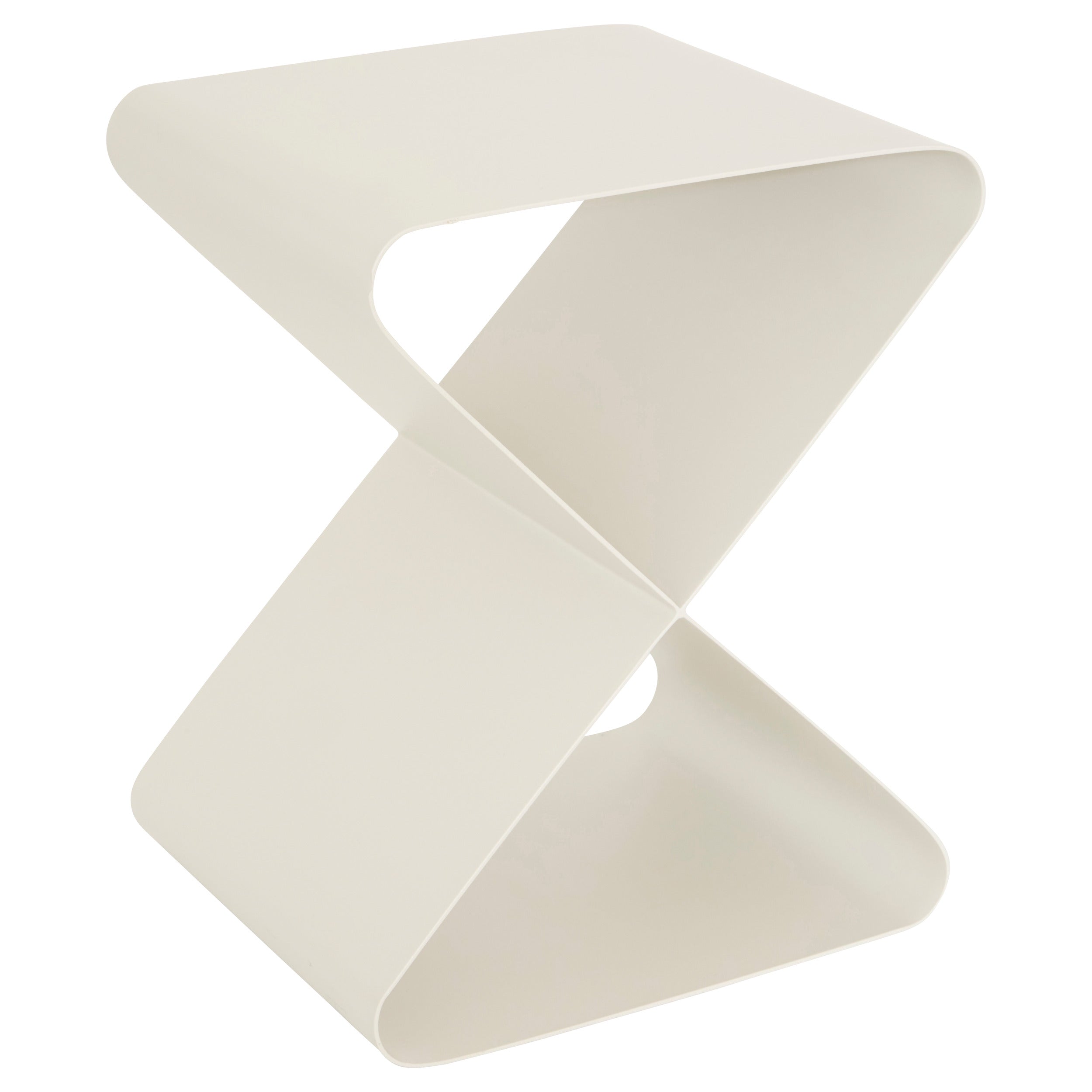 Atmosphera Elder Geometrische Bijzettafel - 36x30x46cm - Beige