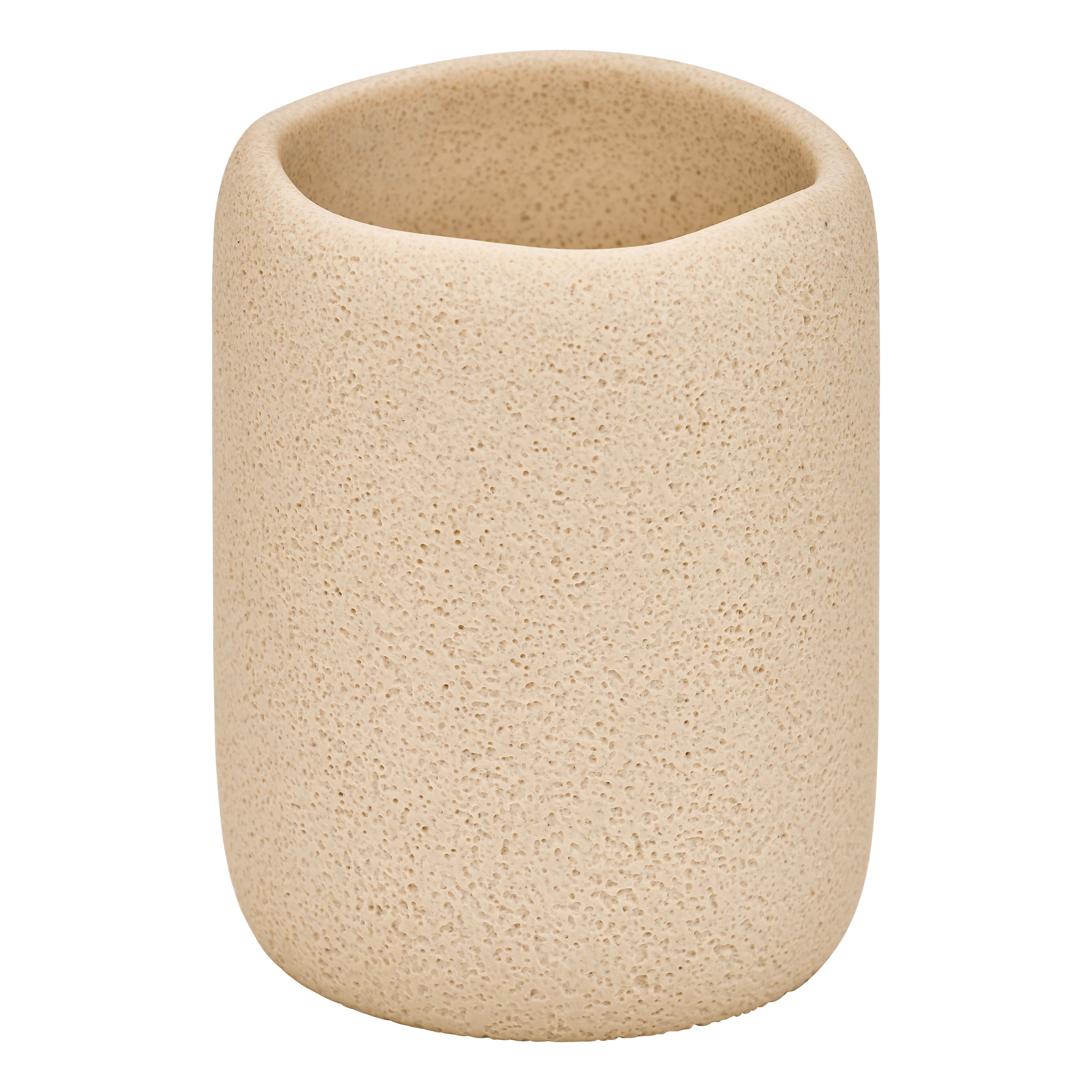 5Five Olea Tandenborstelhouder - Ø8x10cm - Beige