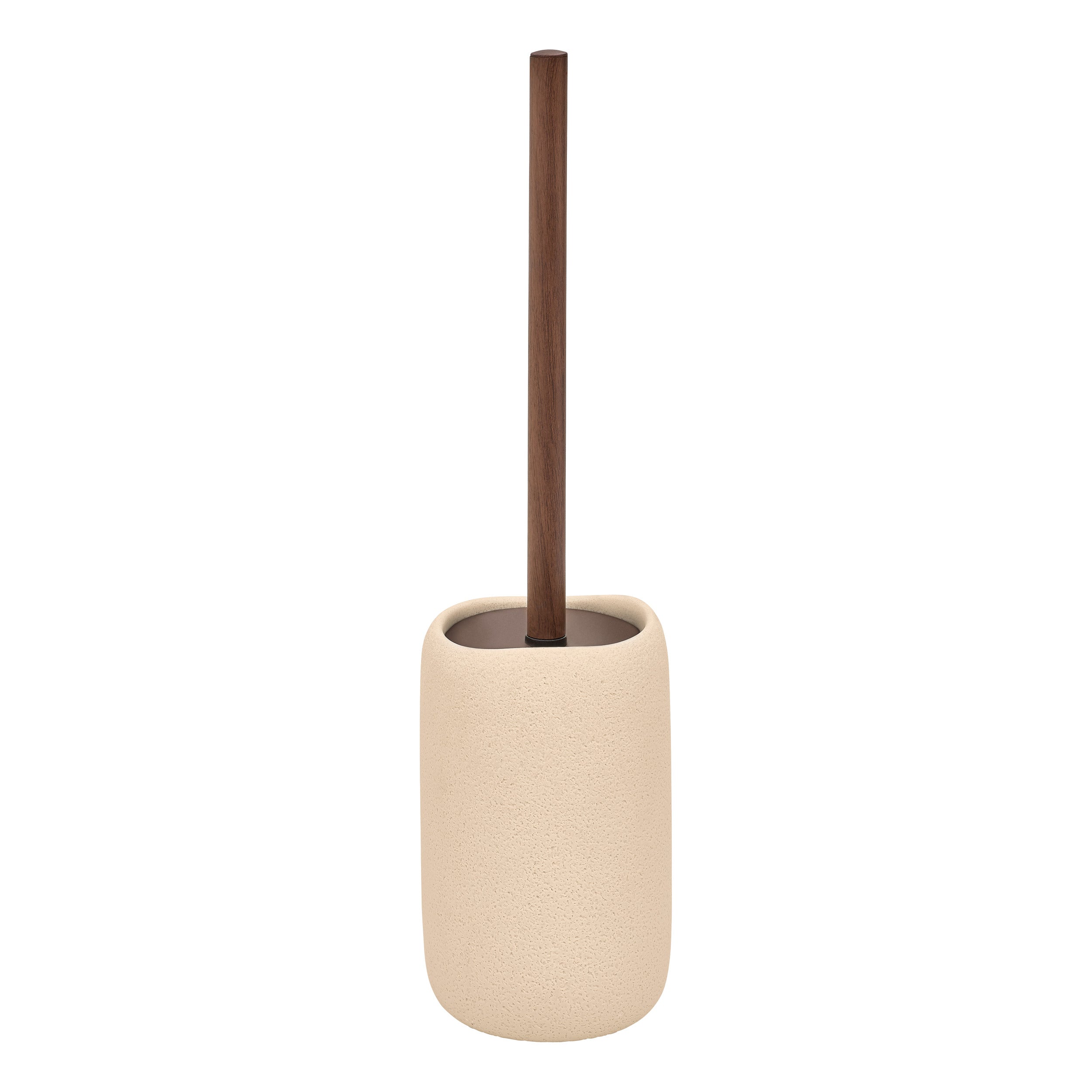 5Five Olea Toiletborstel in houder - Ø10xH42cm - Beige