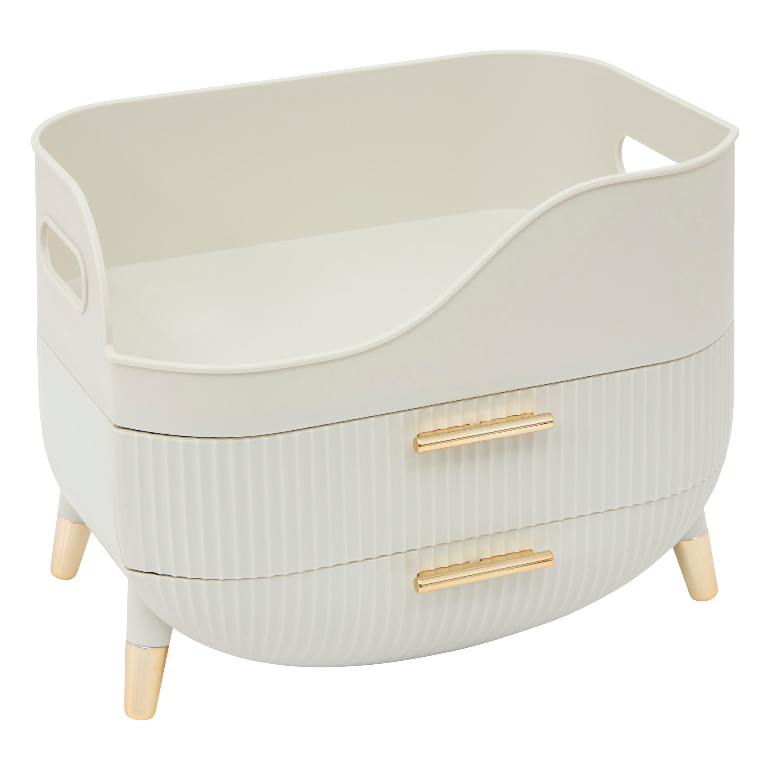 5Five Storage baskets bamboo - Set of 3 - rectangular
