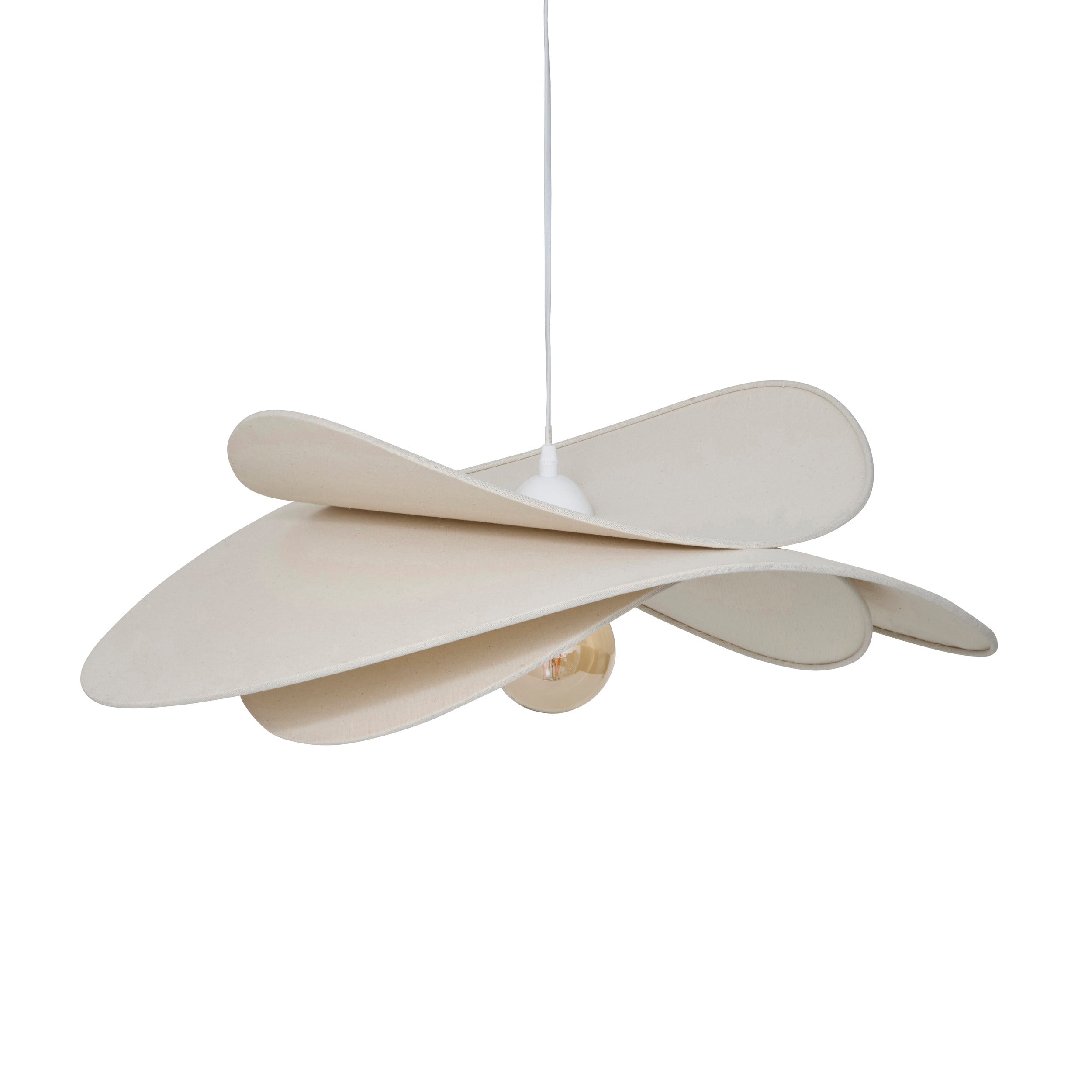 Hanglamp Alara - Ø70xH64cm - Beige
