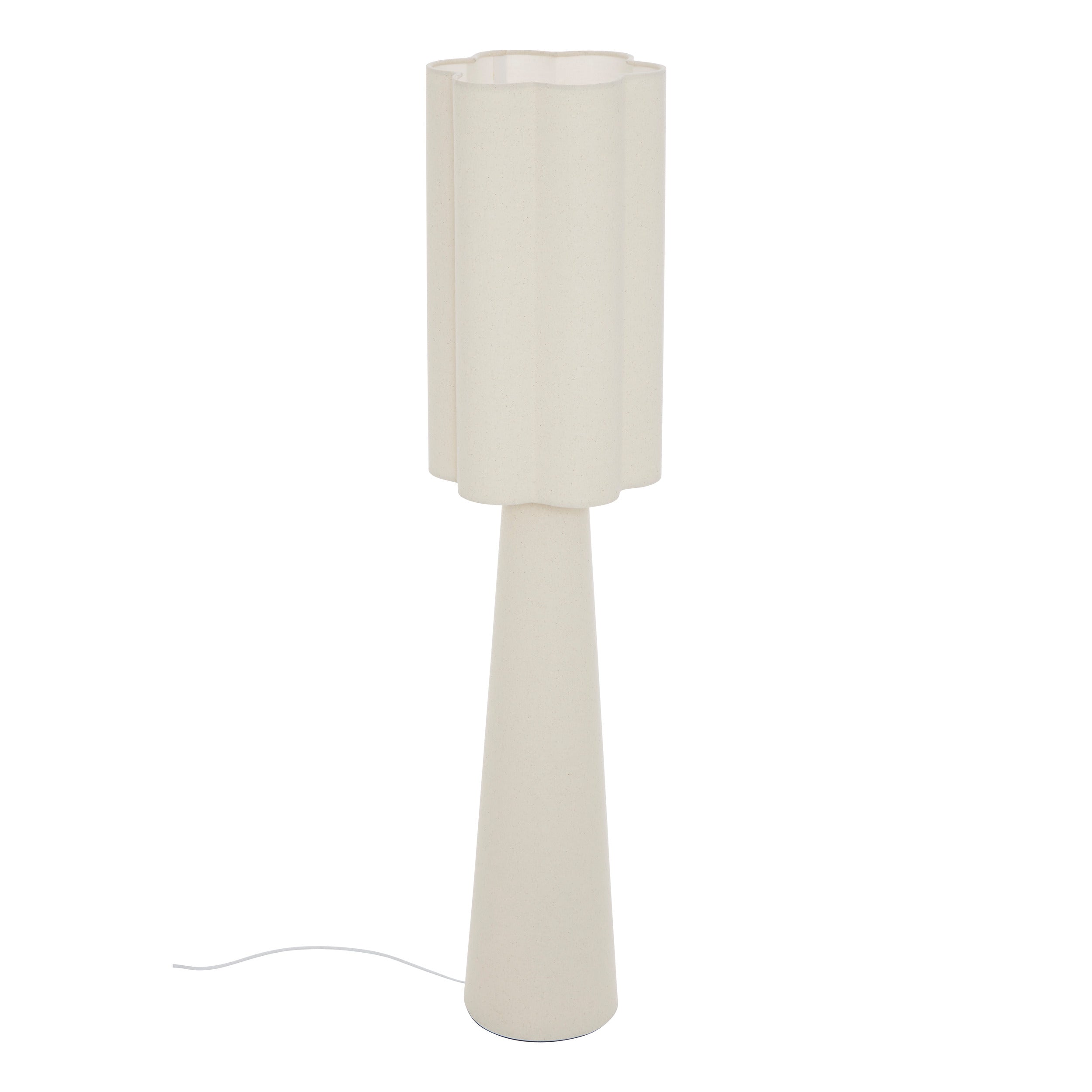 Atmosphera Blanca Vloerlamp - Ø28xH124cm - Beige