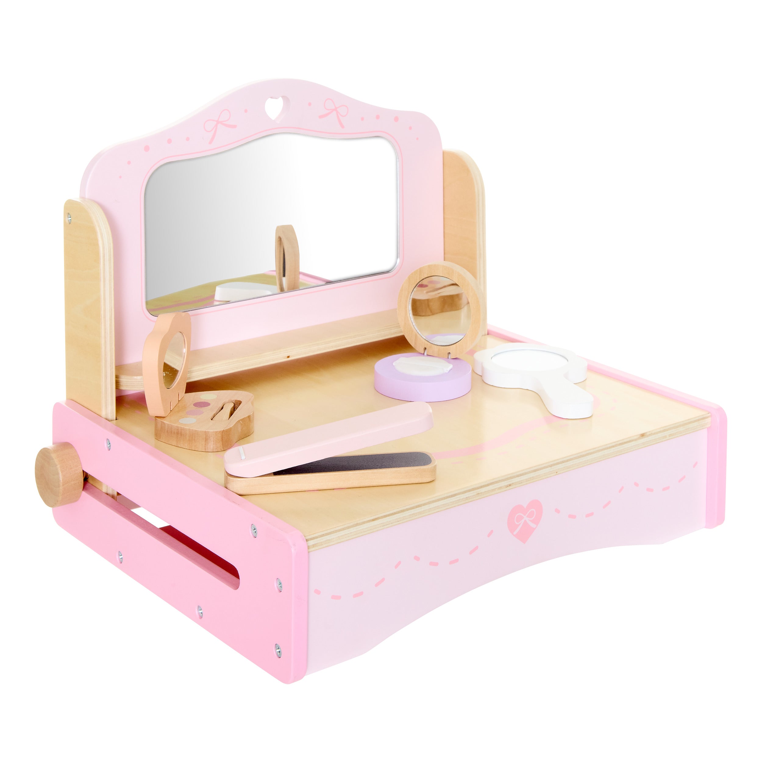 Atmosphera Kids Makeup Mirror Chary Rose - 22x16cm - Pink