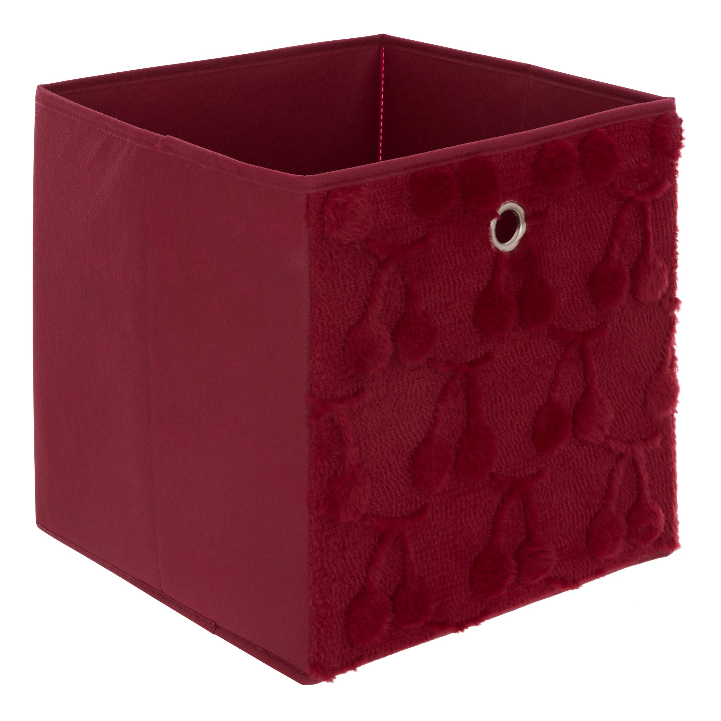 Atmosphera Kids Cerise Opberg - 30x30x30cm - Opvouwbaar - Rood