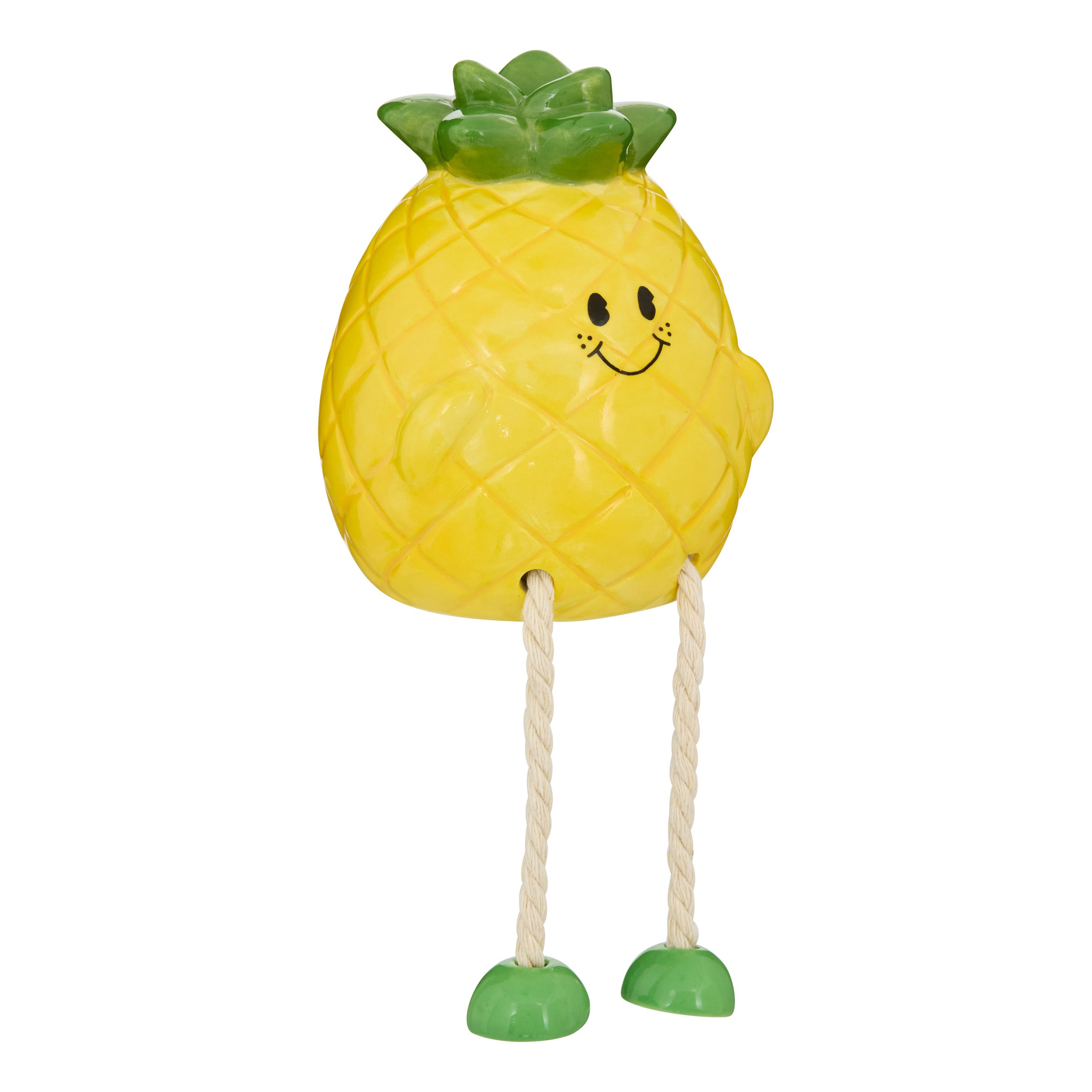 Atmosphera for Kids Spaarpot Ananas - 9x9x18cm - Geel