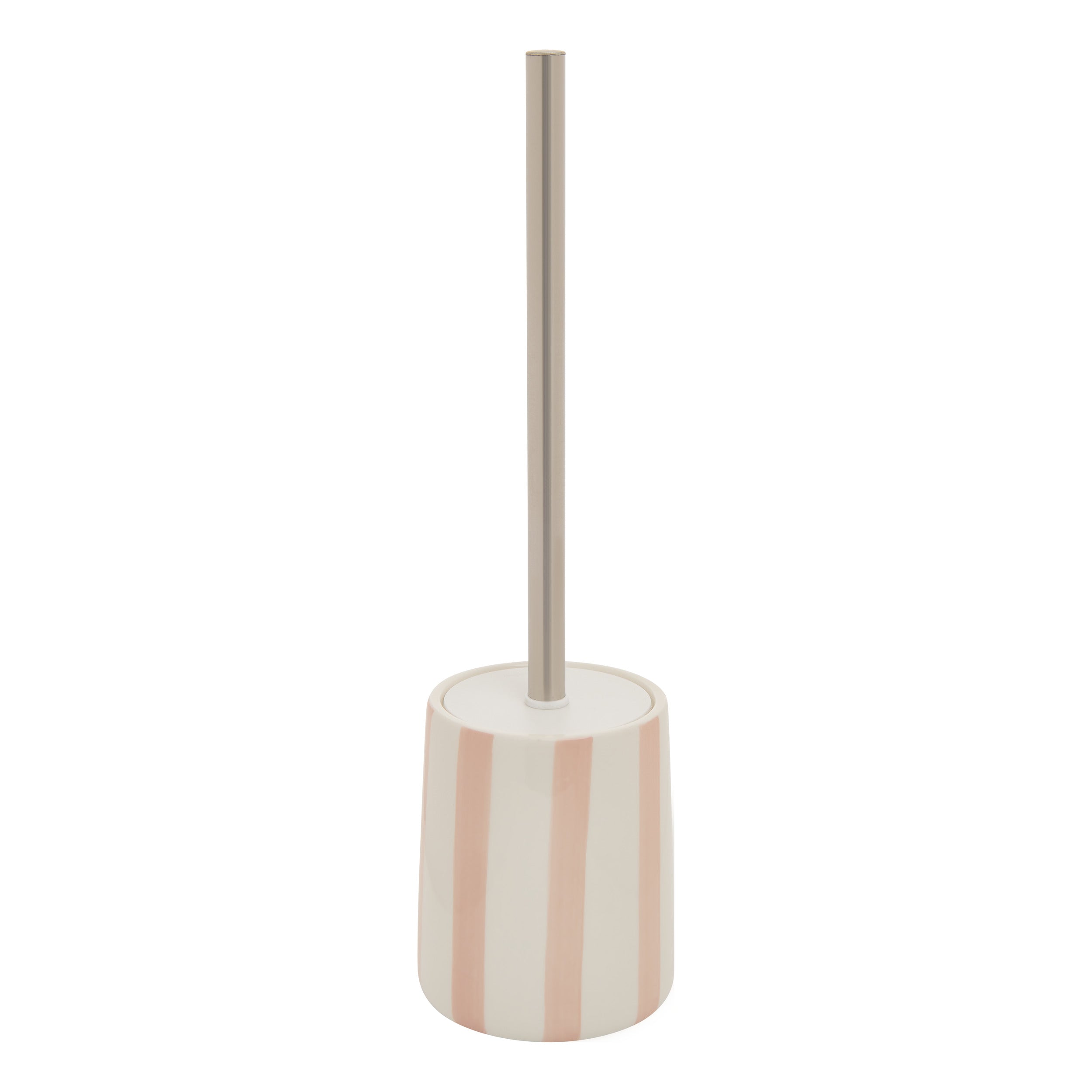 5Five Strio Toiletborstel in houder - Ø11xH39cm - Roze