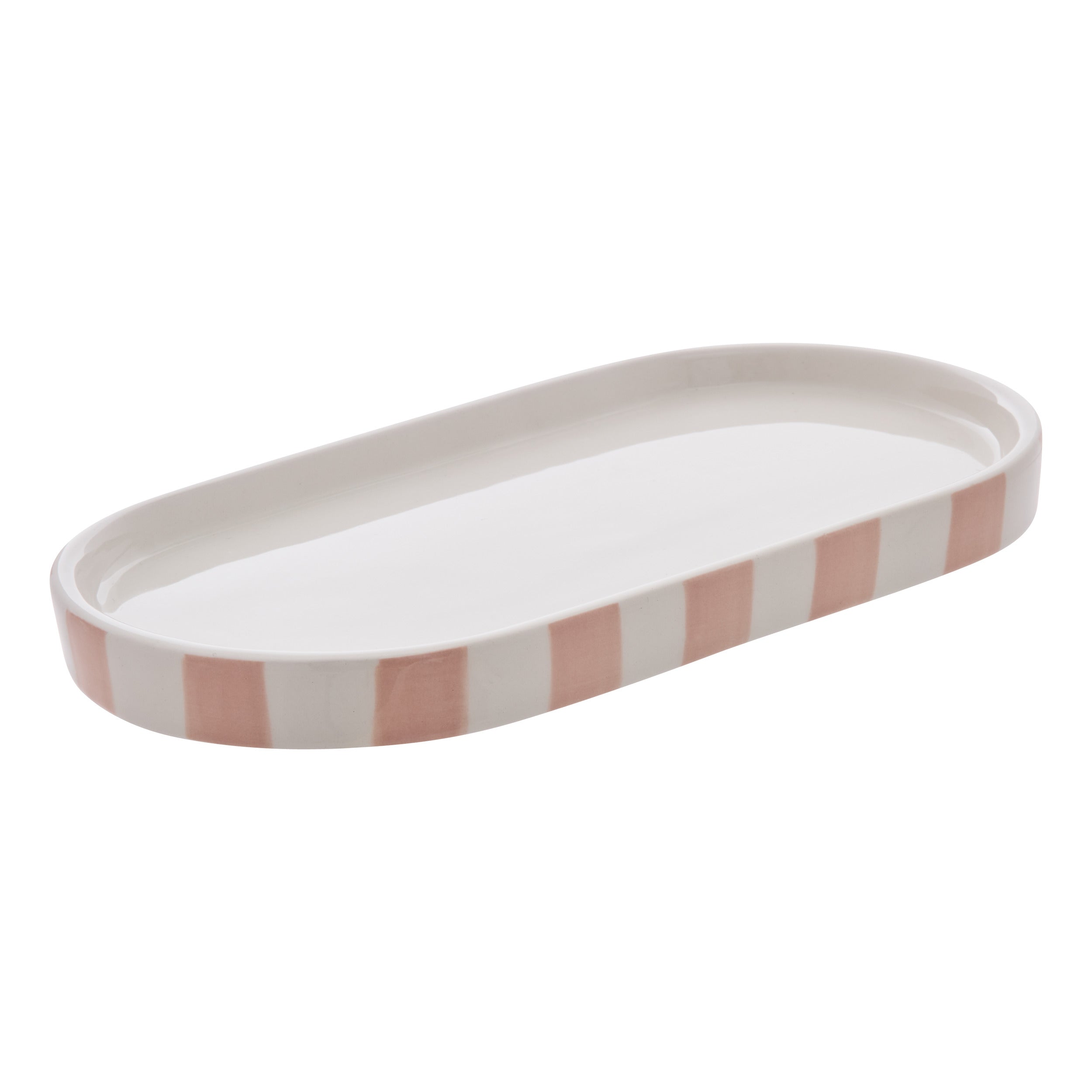 5Five Strio Plateau - 23x12x2cm - Roze/Wit