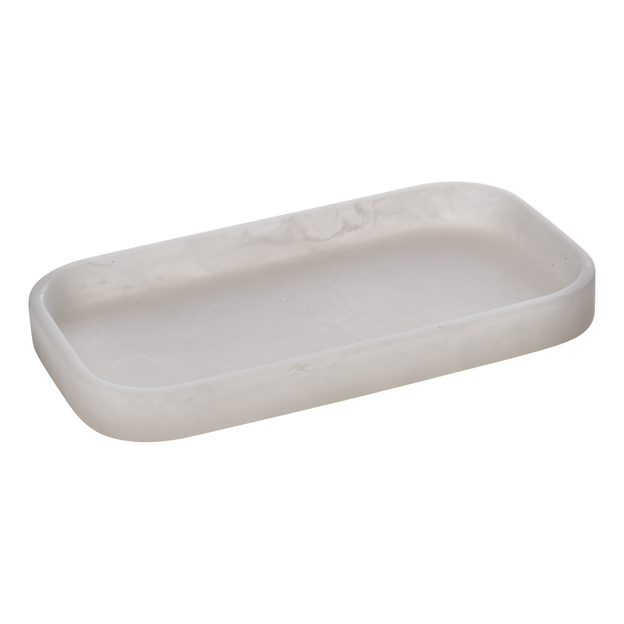 5Five Cloudy Zeepbakje/Plateau - 21x12x2cm - Wit