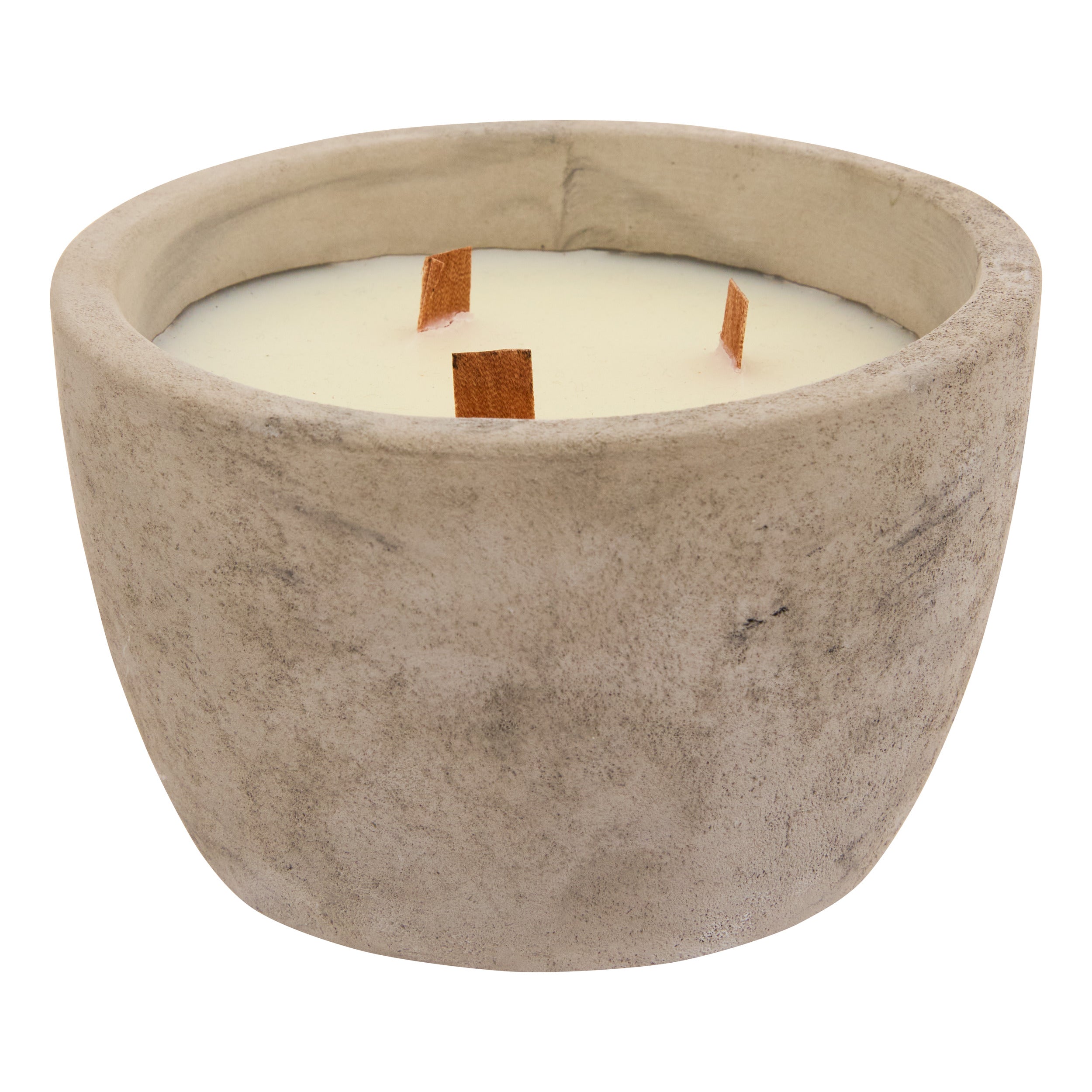 Atmosphera Sao Citronella Scented candle in ceramic pot - Ø13xH8cm - 160g - Burning time 6 hours