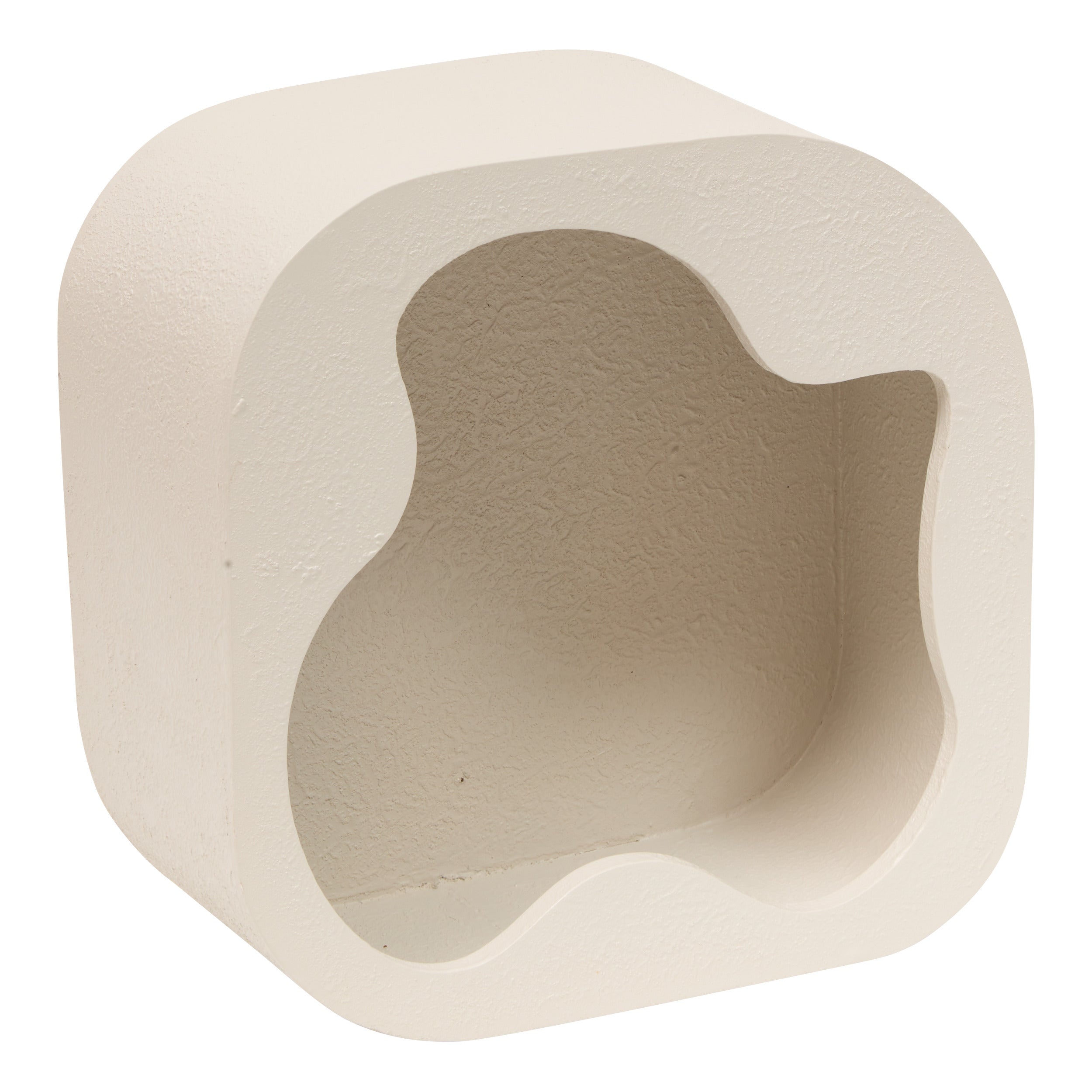 Atmosphäre Wandregal Rivi - 35x12x45cm - Weiß