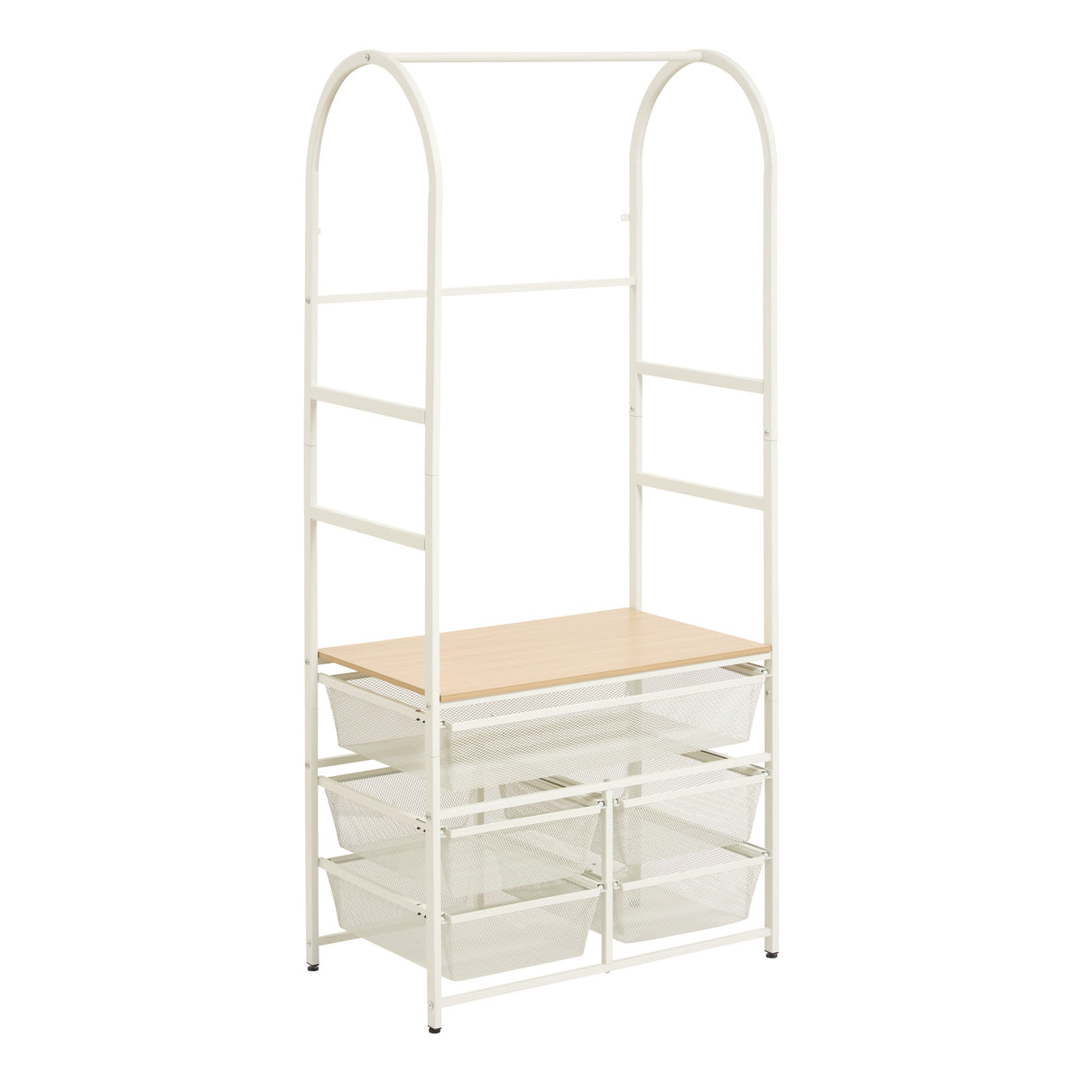 5Five Metty Double Clothes Rack - 98x44xH145cm - Black