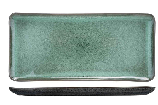 Assiette plate Cosy &amp; Trendy Lerida - 32x15cm - Vert