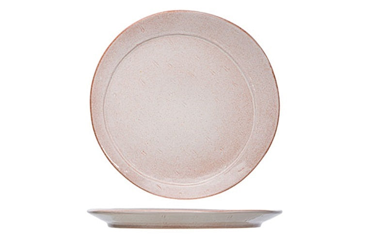 Cosy &amp; Trendy Eleonora Pink Assiette plate Ø27cm - Lot de 2 pièces - Rose