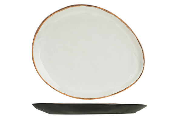 Cosy &amp; Trendy Plato Assiette Ovale Incassable - 20x17x2cm - Blanc