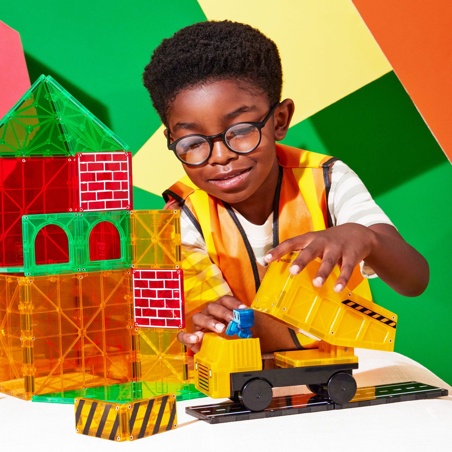 Magna-Tiles Builder XL 50 stuks - Geschikt vanaf 3 jaar - Multi