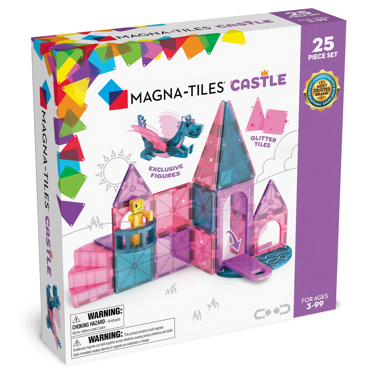 Magna-Tiles Dino World XL 50 pieces - Suitable from 3 years - Multi