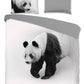 Pure Luxury Dekbedovertrek Panda - 240x220cm + 60x70cm - Multi